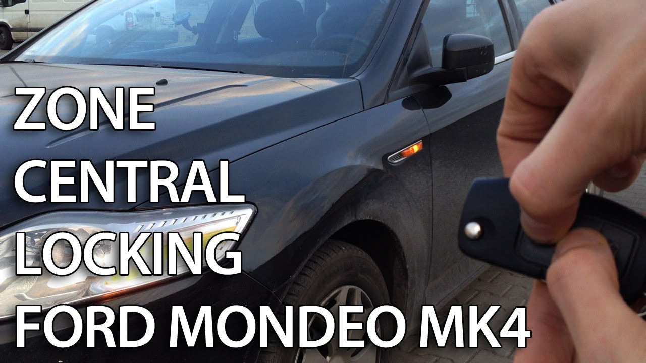 Ford Mondeo MK4 selective unlocking