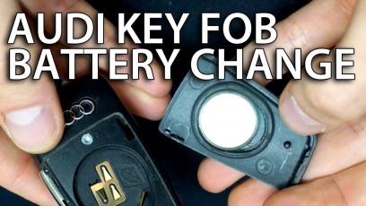 Change Audi flip key battery - mr-fix.info