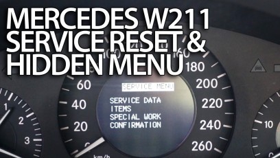 Mercedes e class service reminder reset #3