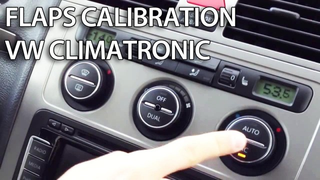 Skoda VW Climatronic calibration and self-test