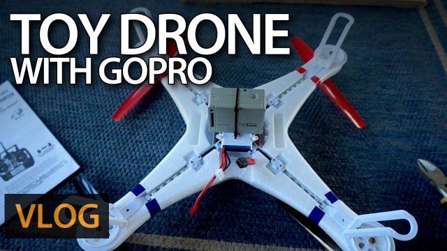 Toy drone with GoPro