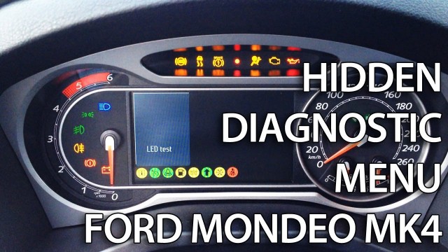 Hidden menu Ford Mondeo MK4 & S-Max