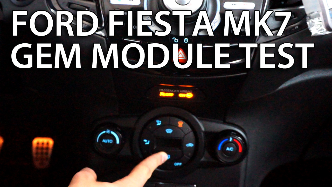 Ford Fiesta MK7 GEM test