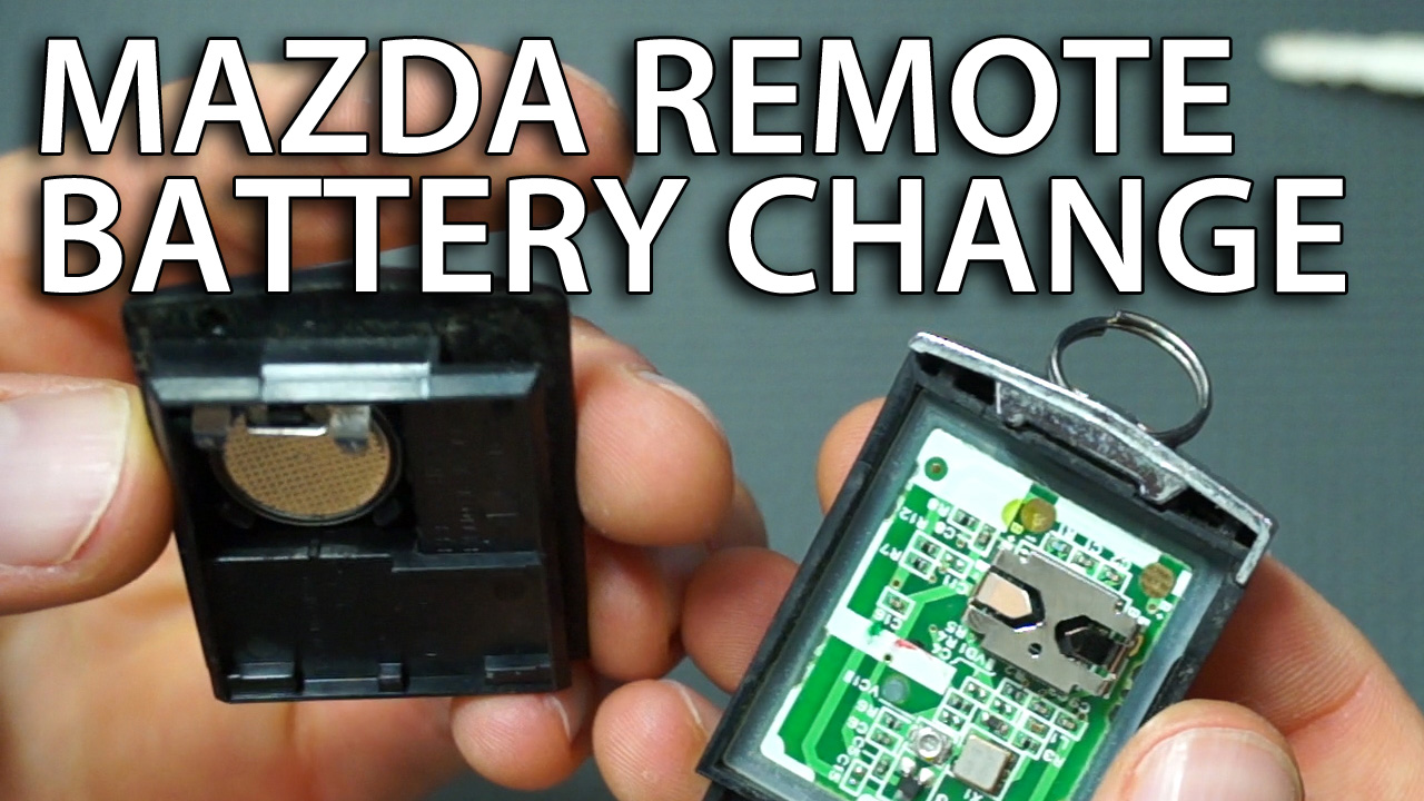 Mazda remote battery replacement