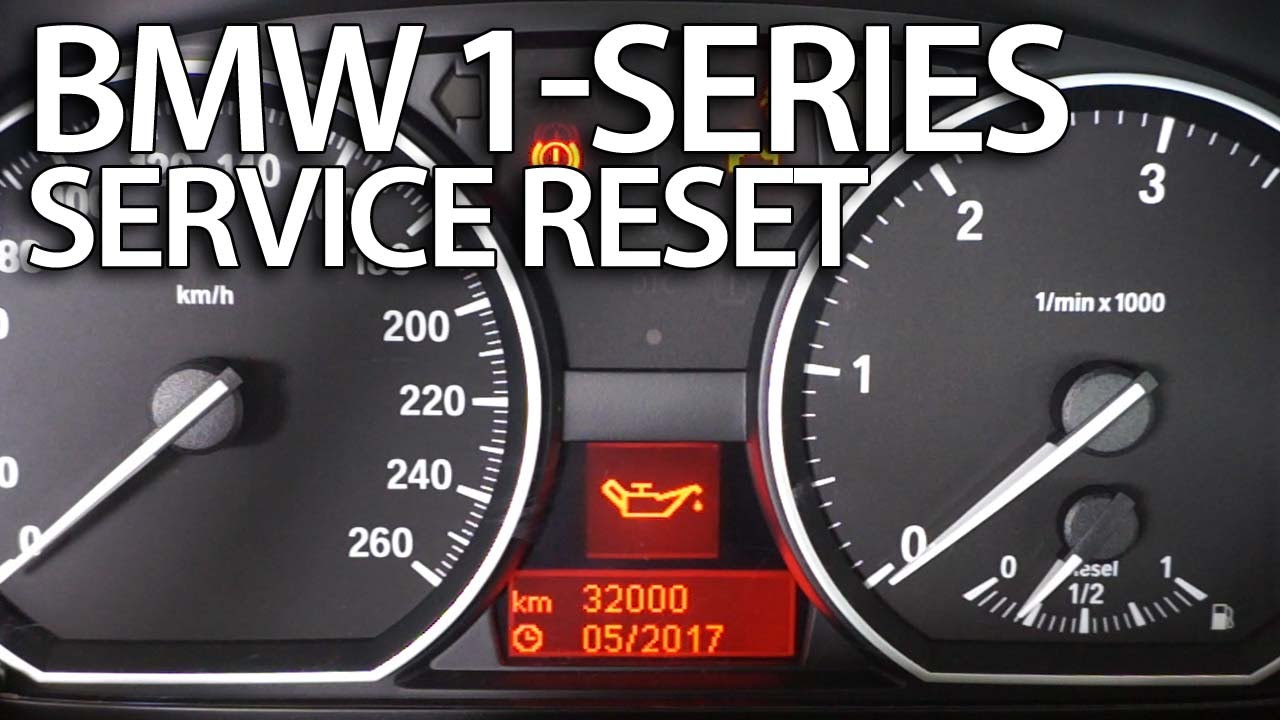 BMW 1-Series service reset (E81 E82 E87 E88)