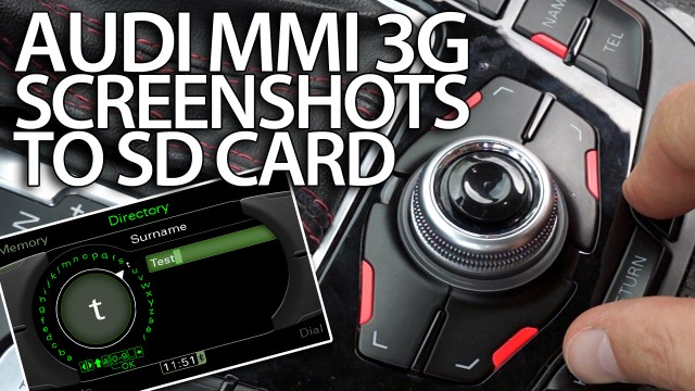 Audi MMI 3G screenshots mode