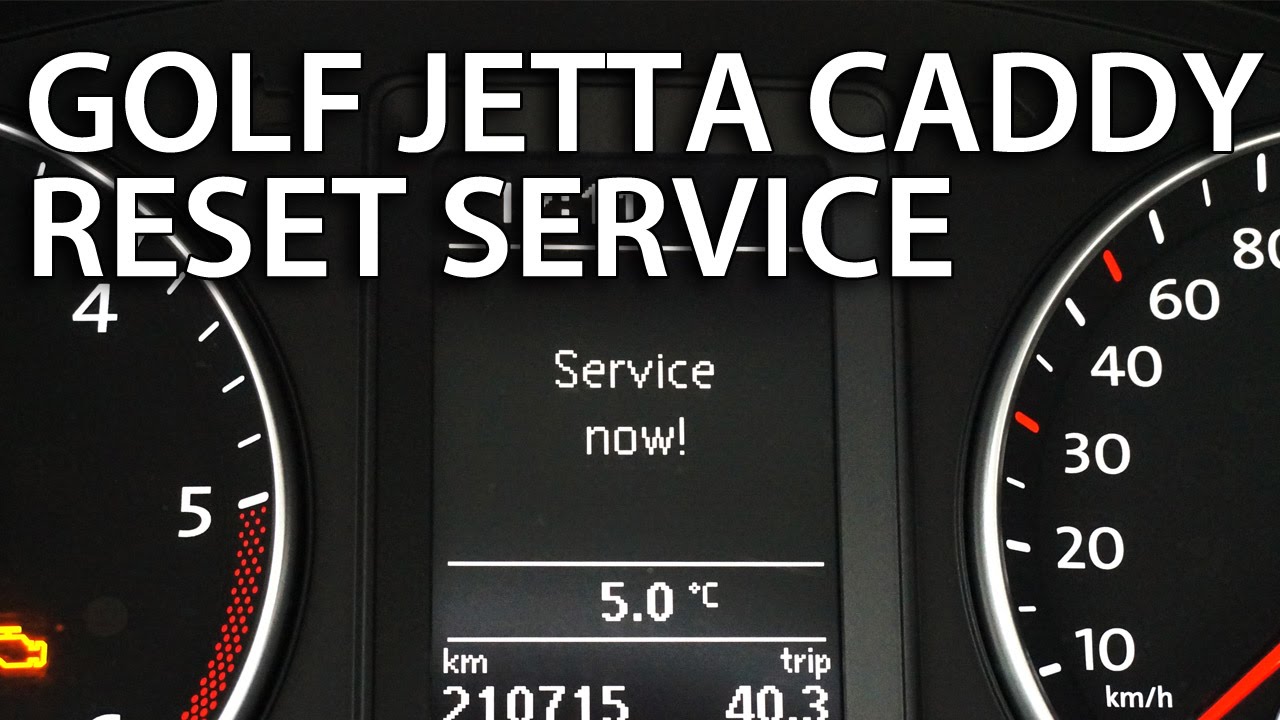 VW reset service inspection Golf Passat Jetta