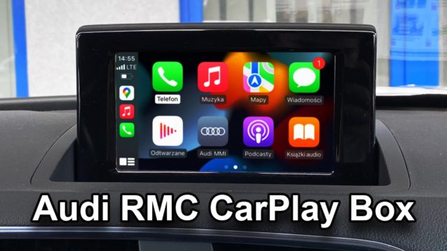 MMI RMC CarlinKit CarPlay Retrofit Solution Box installation in Audi Q3 (8U)