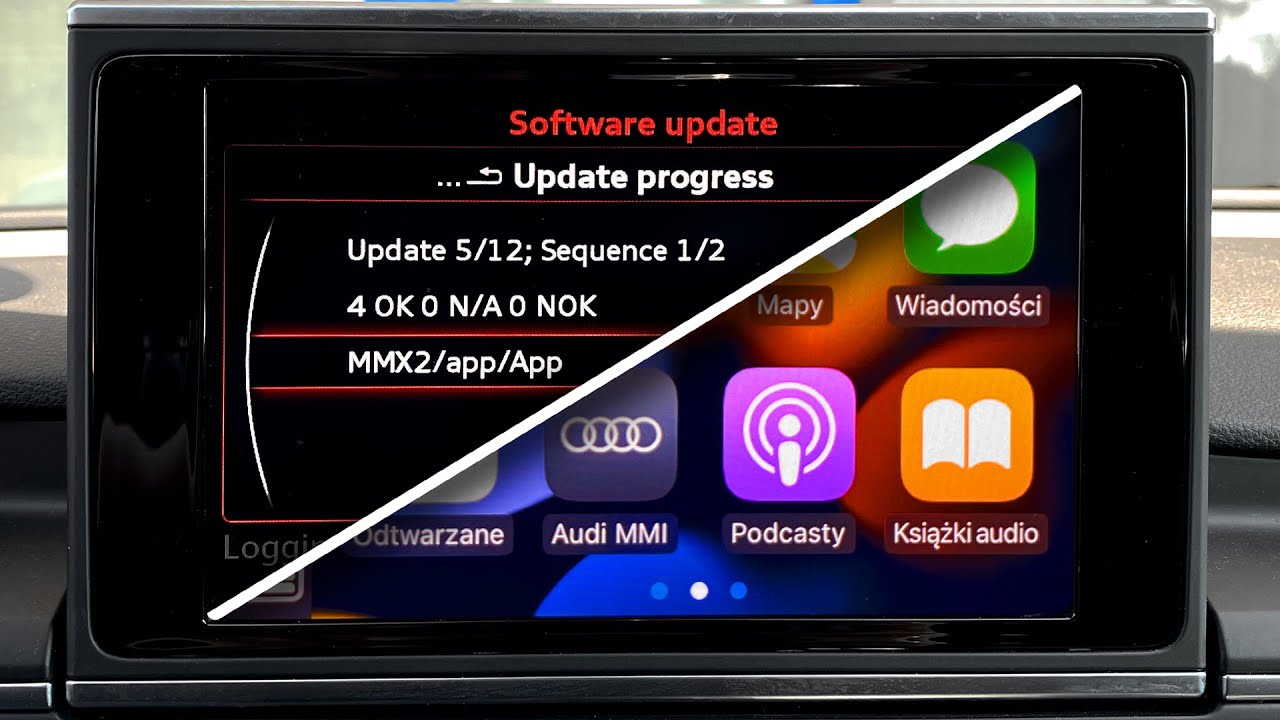 Audi MMI 4G CarPlay activation with MIB2 K3663 AIO update